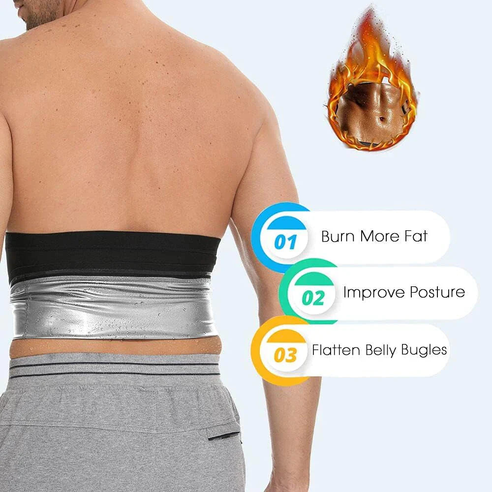men's sauna waist trimmer belt