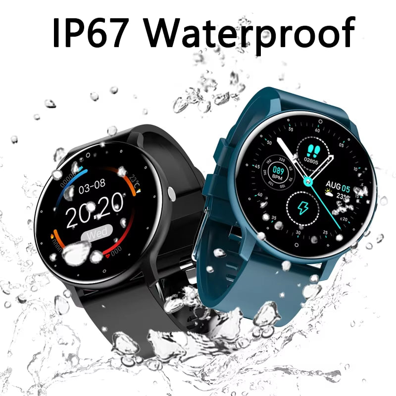 Smart Watch Men Women Full Touch Screen Sport Fitness Watch Man IP67 Waterproof Bluetooth for Android IOS Smartwatch Men