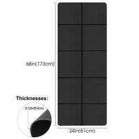 Yoga Mat Sports Fitness EVA Comfortable Foam 4Mm Thick Yoga Mat Sports Yoga and Pilates Gymnastics Mat