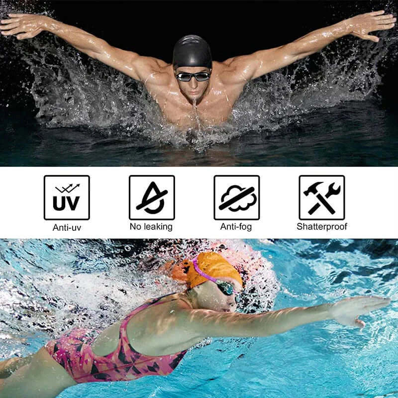 anti-fog swimming goggles