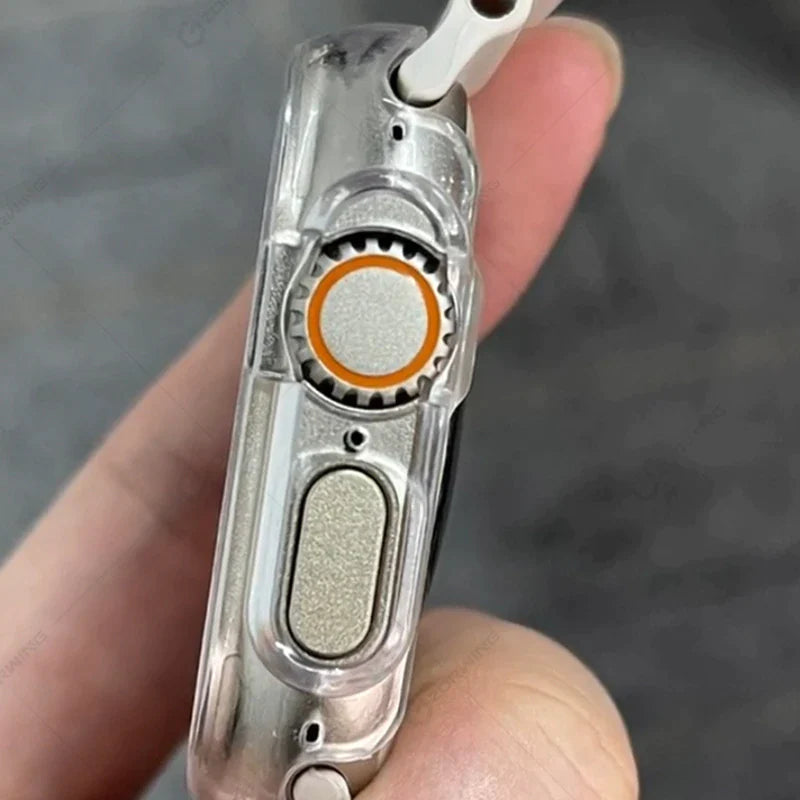 H11 Ultra Smart Watch Men 49Mm GPS NFC Smartwatch Titanium Alloy 173 Sport Mode Fitness Watch for Android IOS with Strap Lock