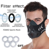 MMA Cardio Workout 3.0 Running Resistance Elevation Endurance Mask for Riding Face Fitness High Altitude Training Sports Mask