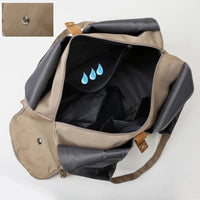 women's waterproof sports bag with shoe pocket