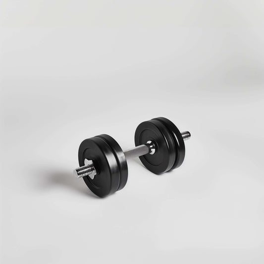 Kettlebell for fitness and equipment, durable cast iron design for strength training and muscle engagement.